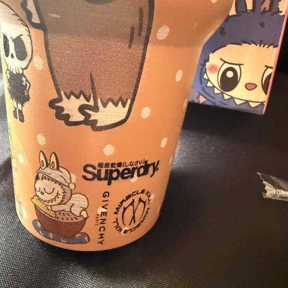 New Stanley Tan/Peach Tumbler Monster Family Design with Special Box and a Straw - Picture 8 of 14
